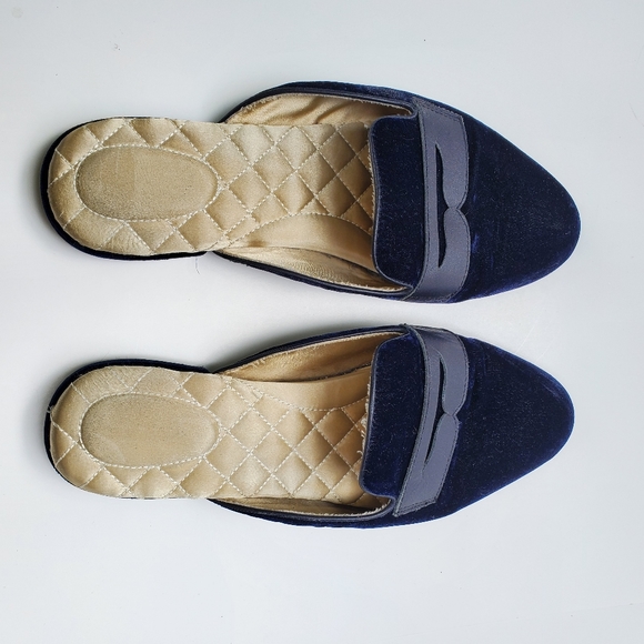 Birdies Velvet Slide Mule size 9.5 - Picture 2 of 8